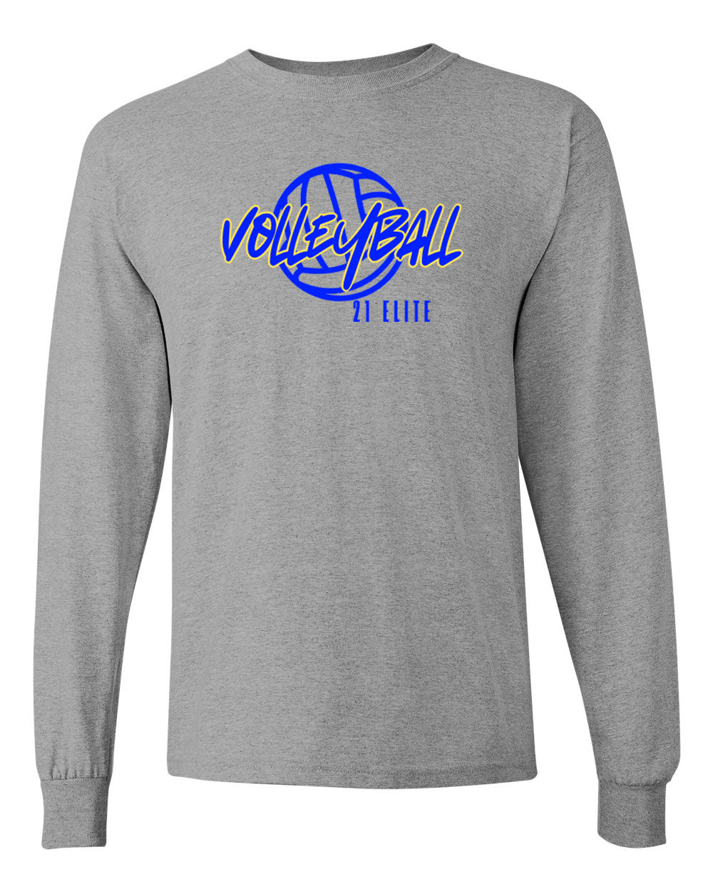 21 Elite Volleyball Cotton Long Sleeve T-shirt