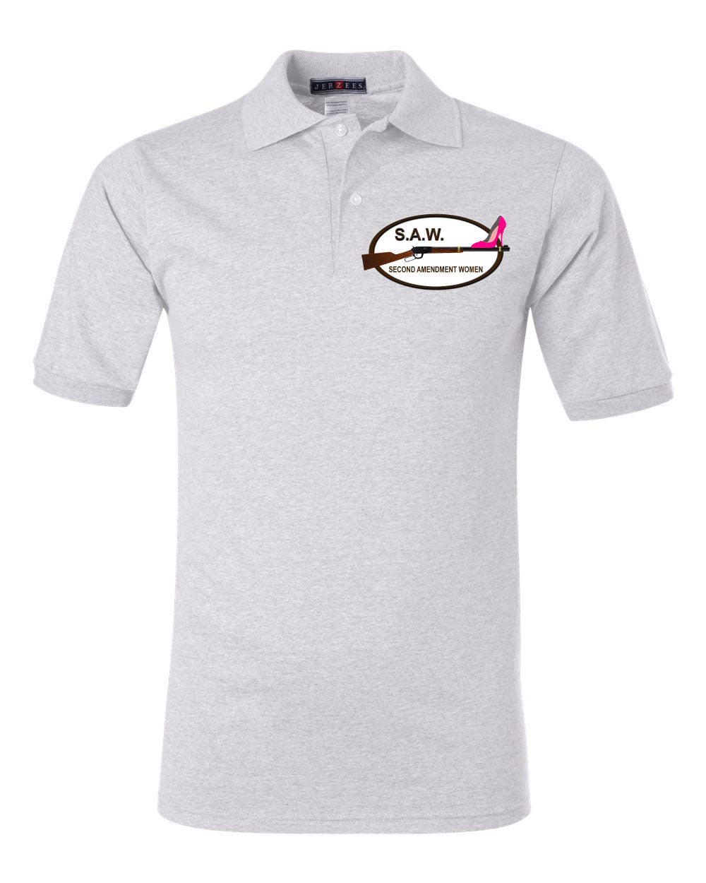 Buffalo Revolver Club Short Sleeve Polo - SAW Logo