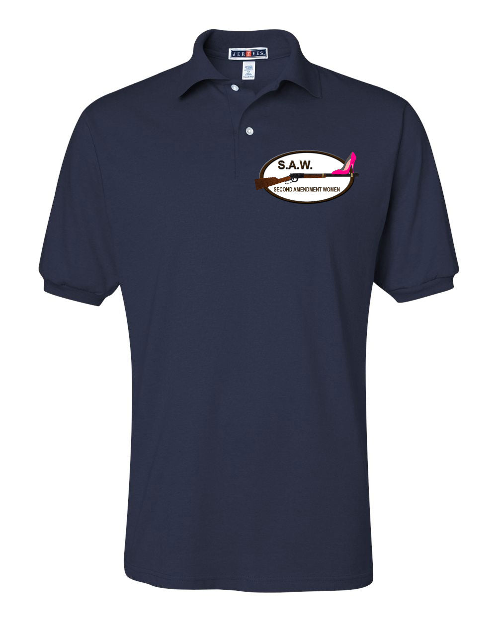 Buffalo Revolver Club Short Sleeve Polo - SAW Logo