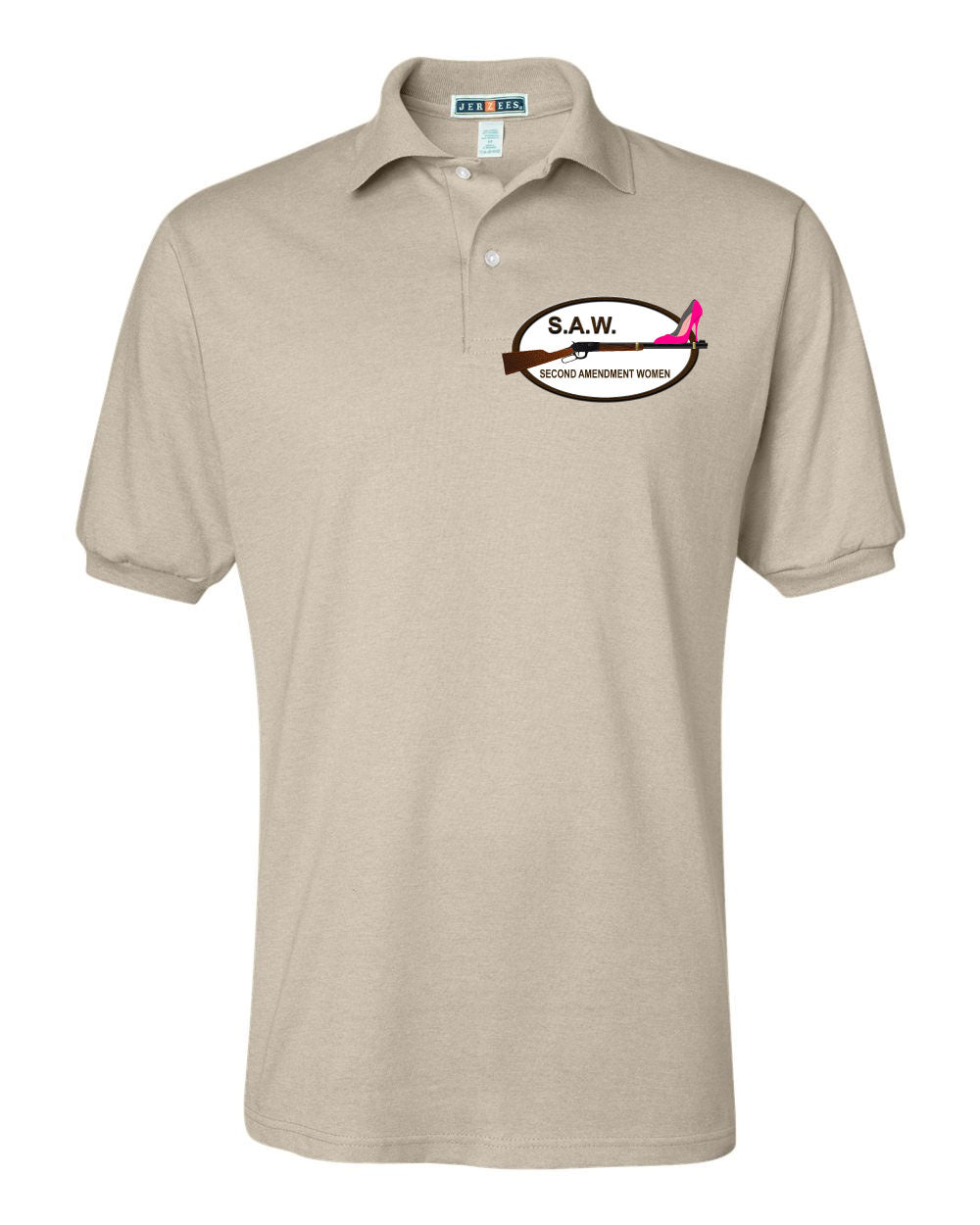 Buffalo Revolver Club Short Sleeve Polo - SAW Logo