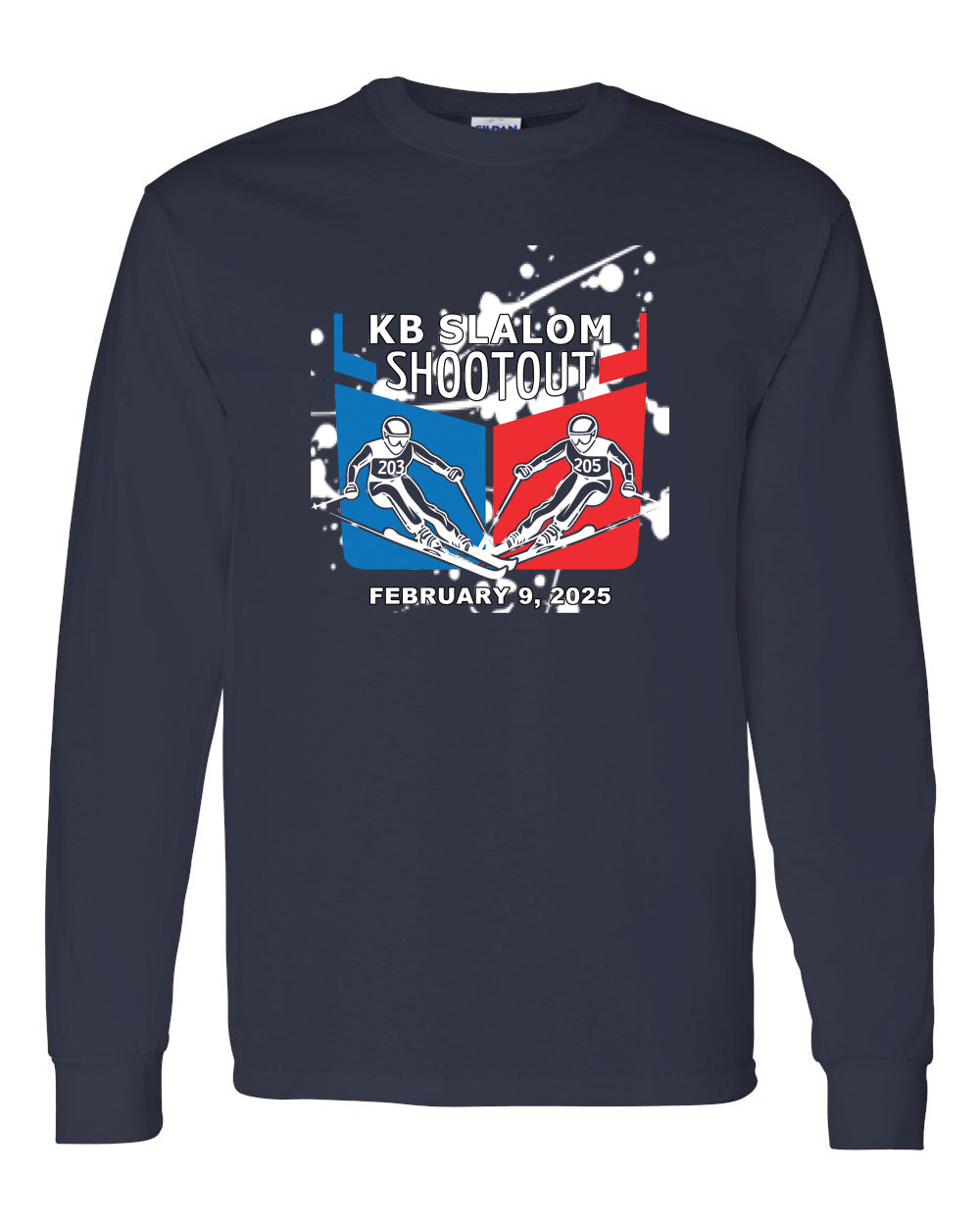 Kissing Bridge Slalom Shootout Long Sleeve T-shirt