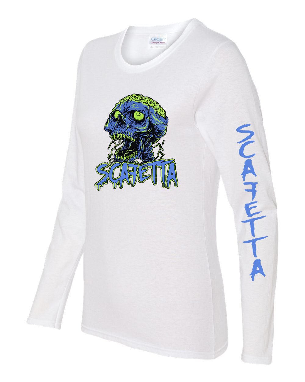 Scafetta Women's Long Sleeve Cotton T-shirt - Krazy Tees