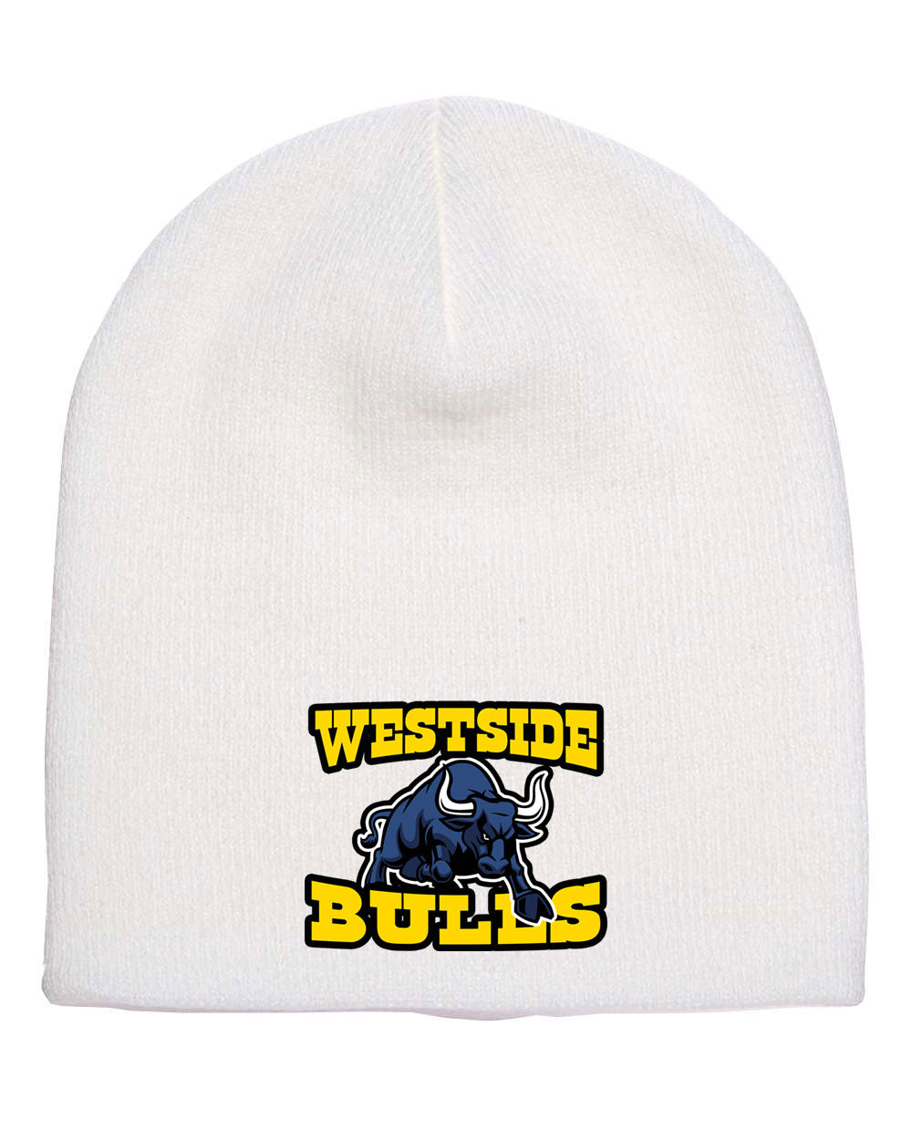 Westside 8 Inch Beanie - Bull Logo
