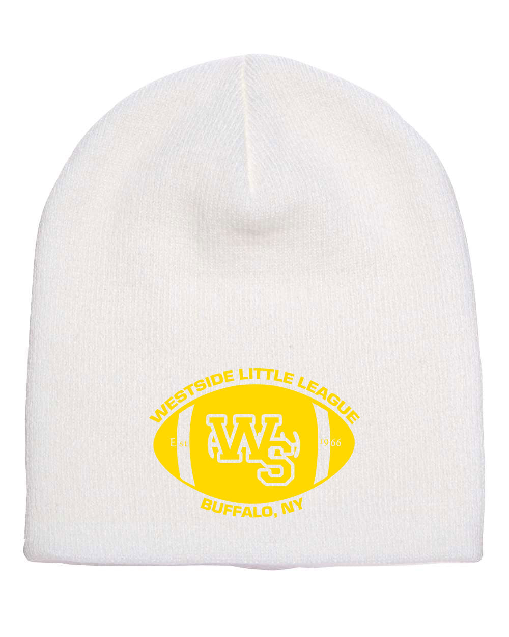 Westside 8 Inch Beanie - Football Logo