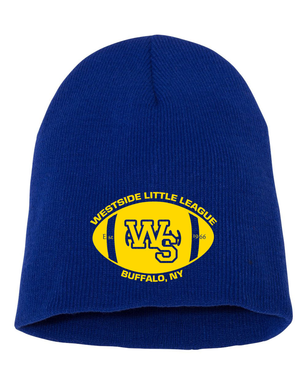 Westside 8 Inch Beanie - Football Logo