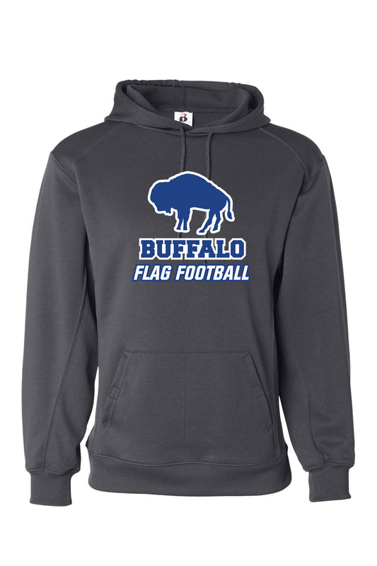 BPS Flag Football Badger Hooded Performance Sweatshirt