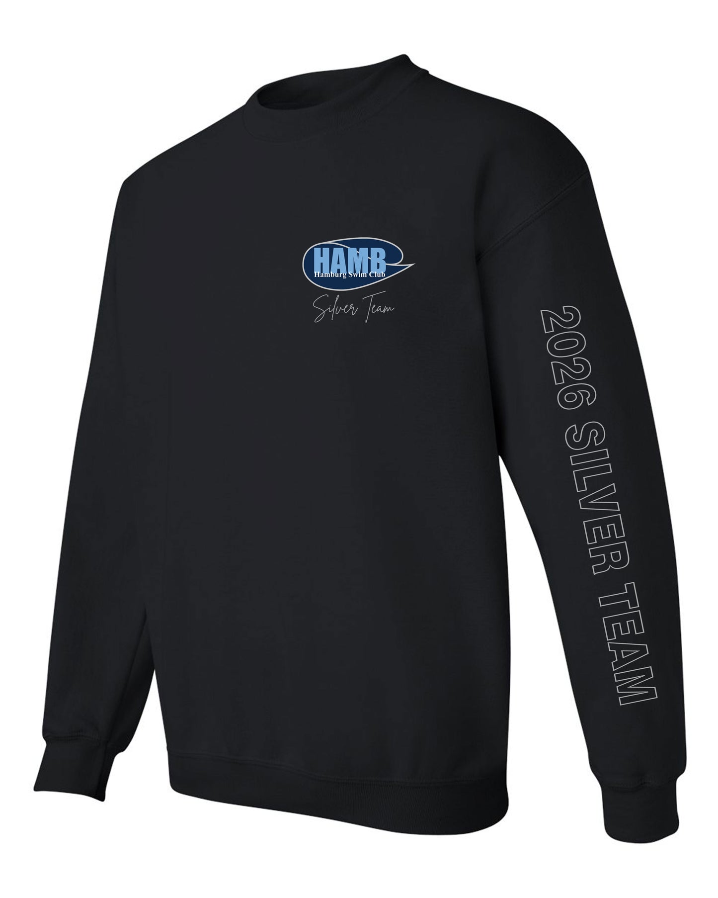 Hamburg Swim Crewneck Sweatshirt - Silver Team