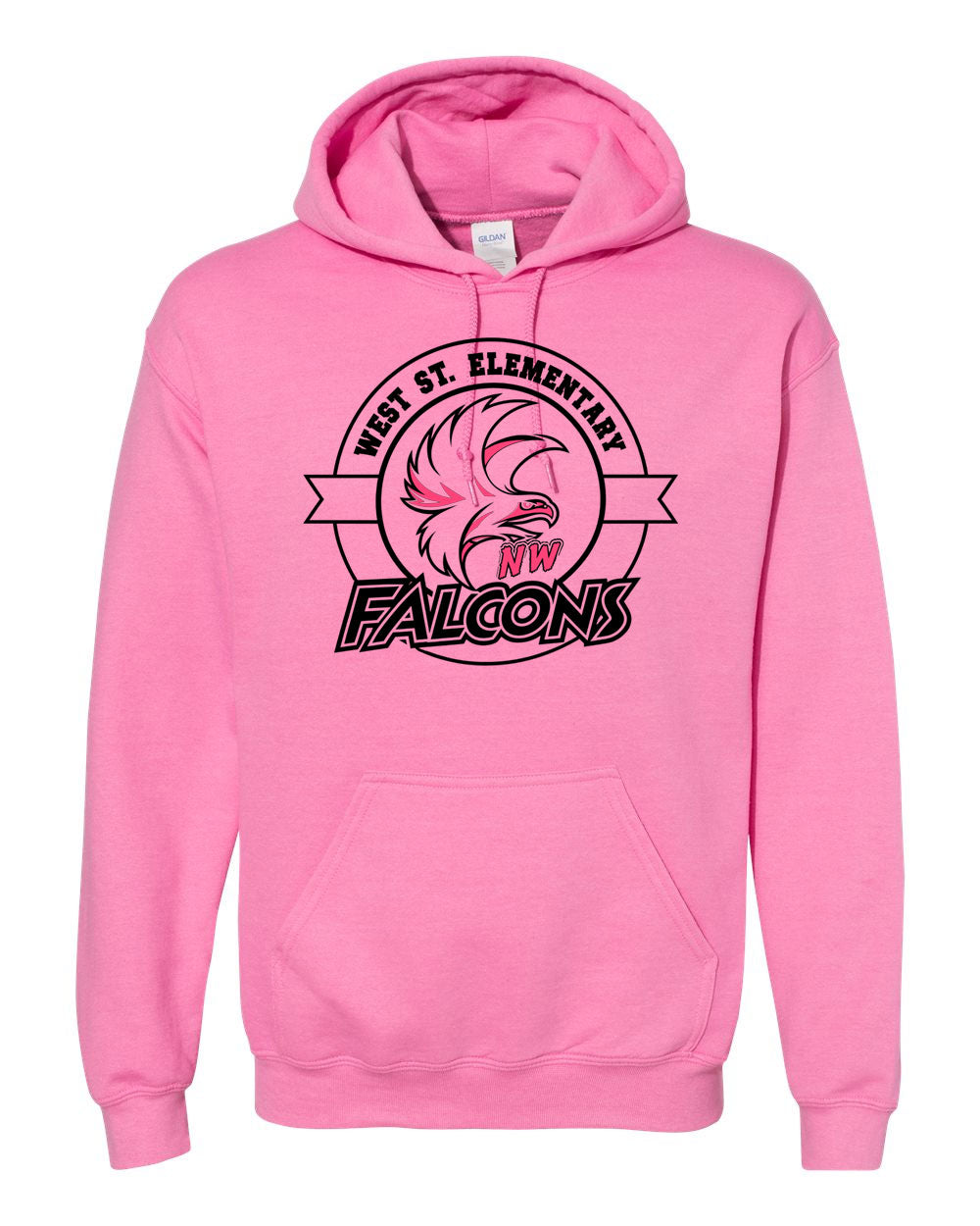 West Street Elementary Cancer Awareness Hooded Sweatshirt