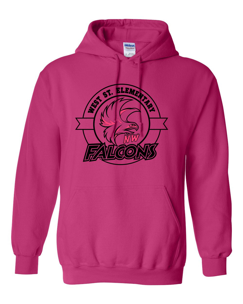 West Street Elementary Cancer Awareness Hooded Sweatshirt