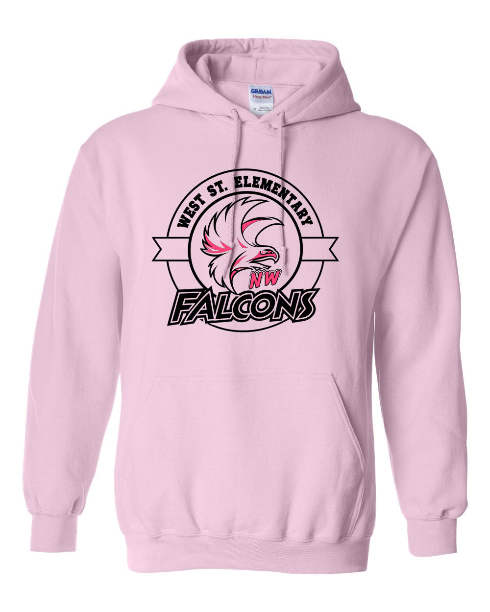West Street Elementary Cancer Awareness Hooded Sweatshirt