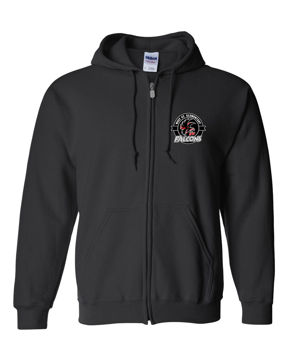 West Street Elementary Full Zip Hooded Sweatshirt