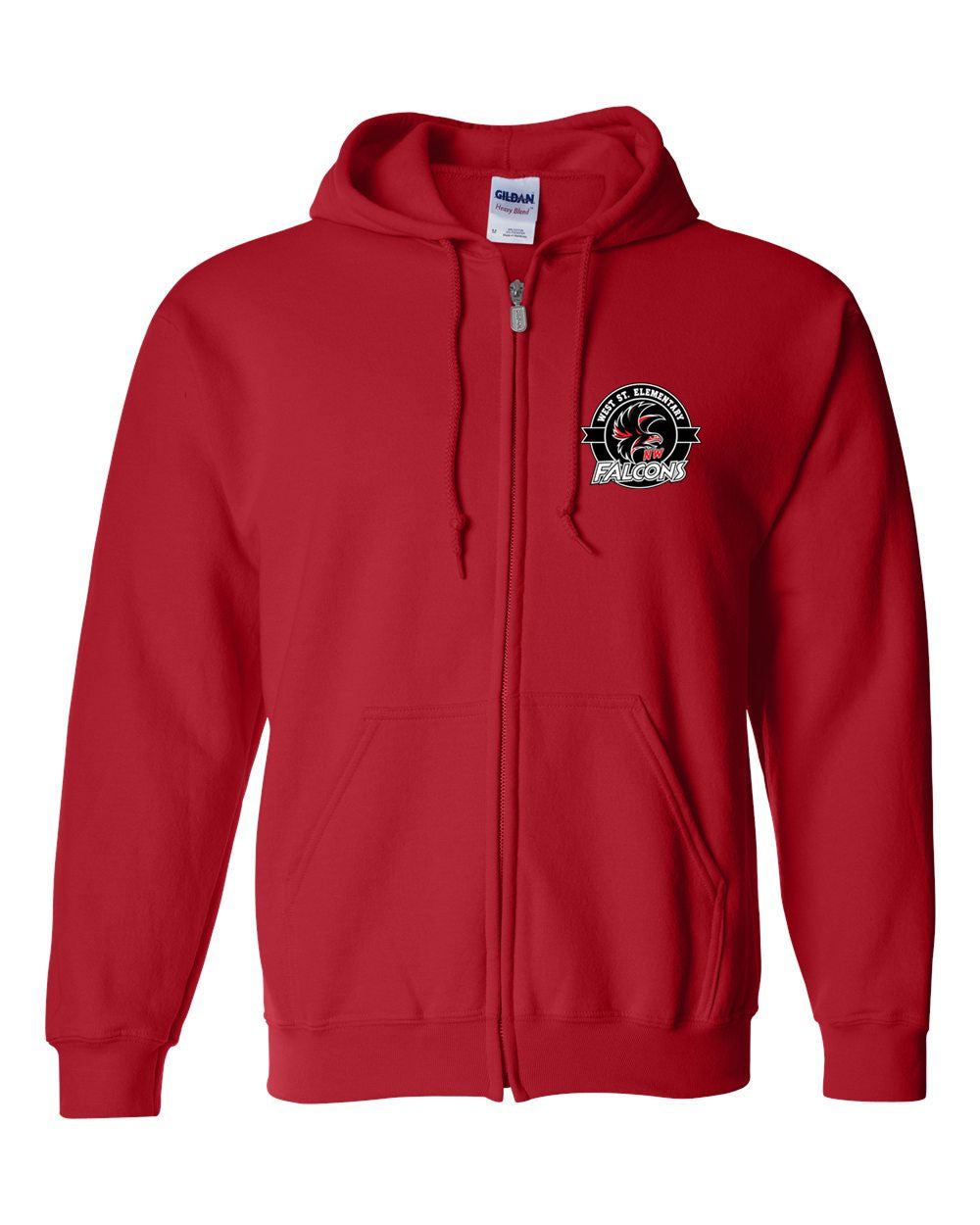 West Street Elementary Full Zip Hooded Sweatshirt