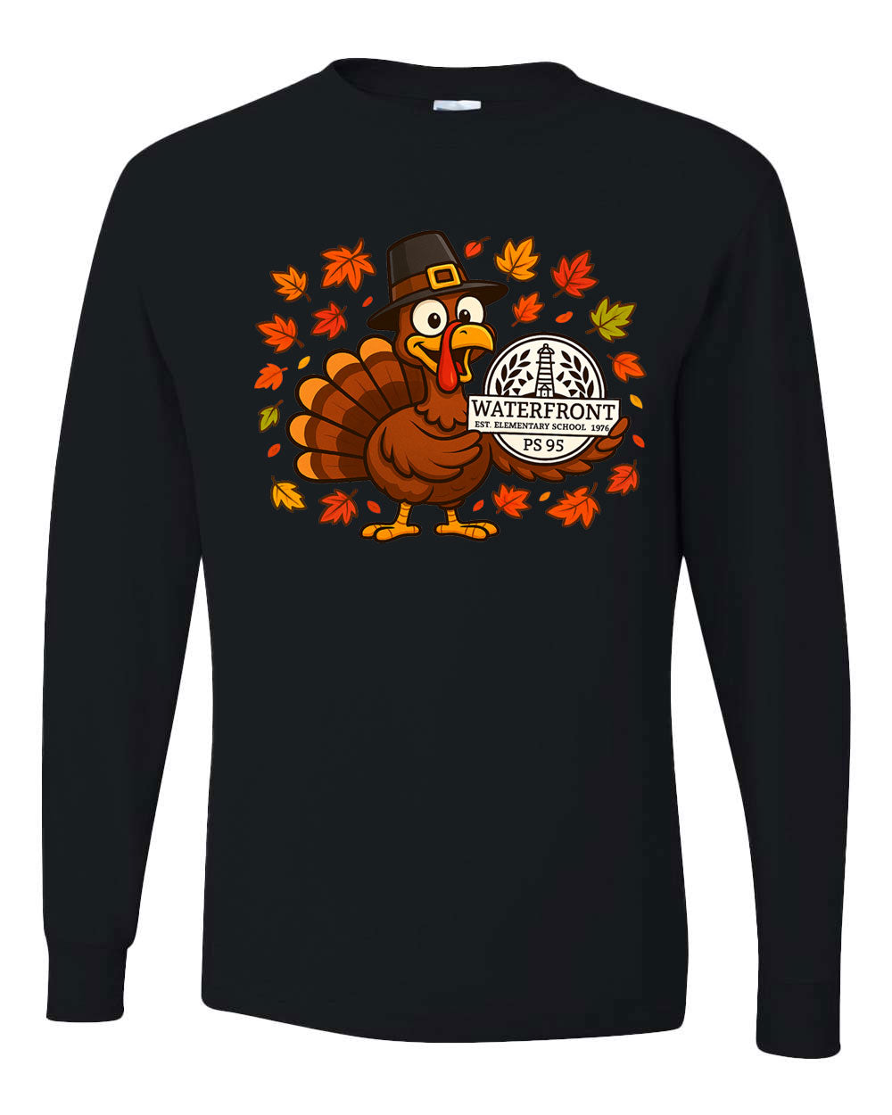 BPS 95 Thanksgiving Cotton Long Sleeve T-shirt