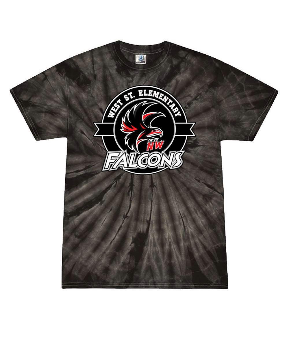 West Street Elementary Tie-Dye T-shirt