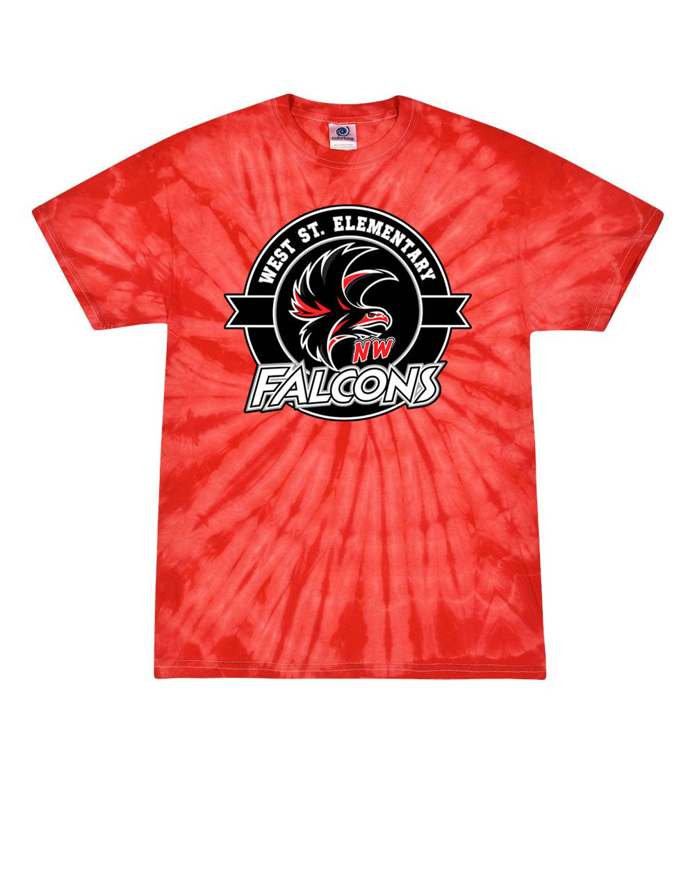 West Street Elementary Tie-Dye T-shirt