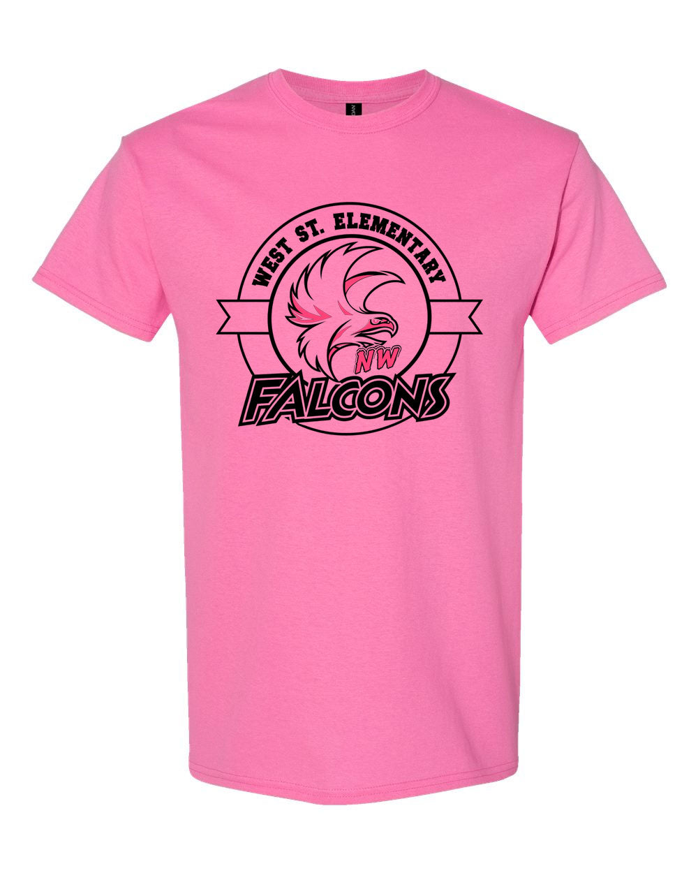 West Street Elementary Cancer Awareness Cotton T-shirt