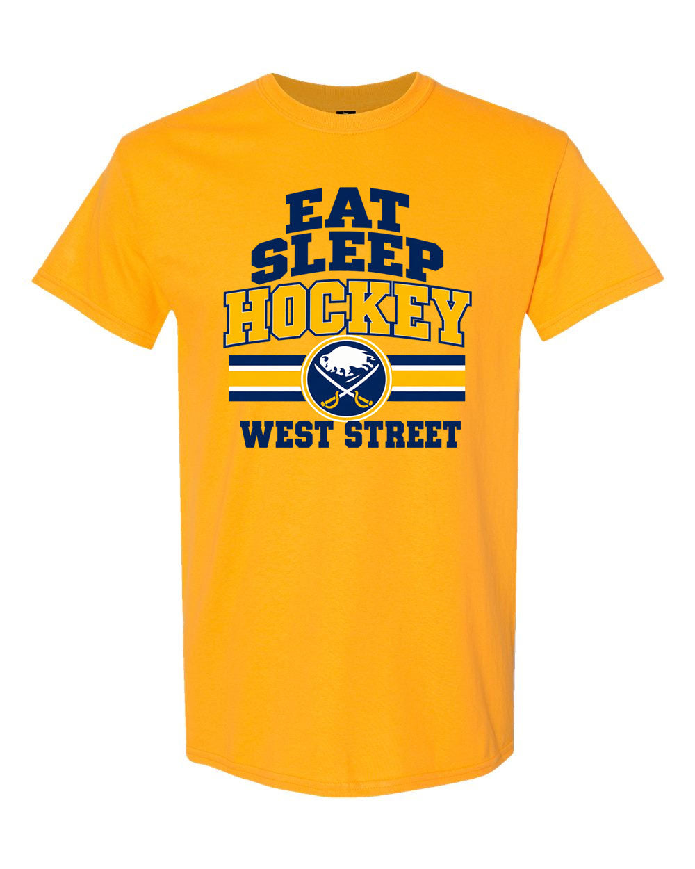 West Street Elementary Hockey Cotton T-shirt