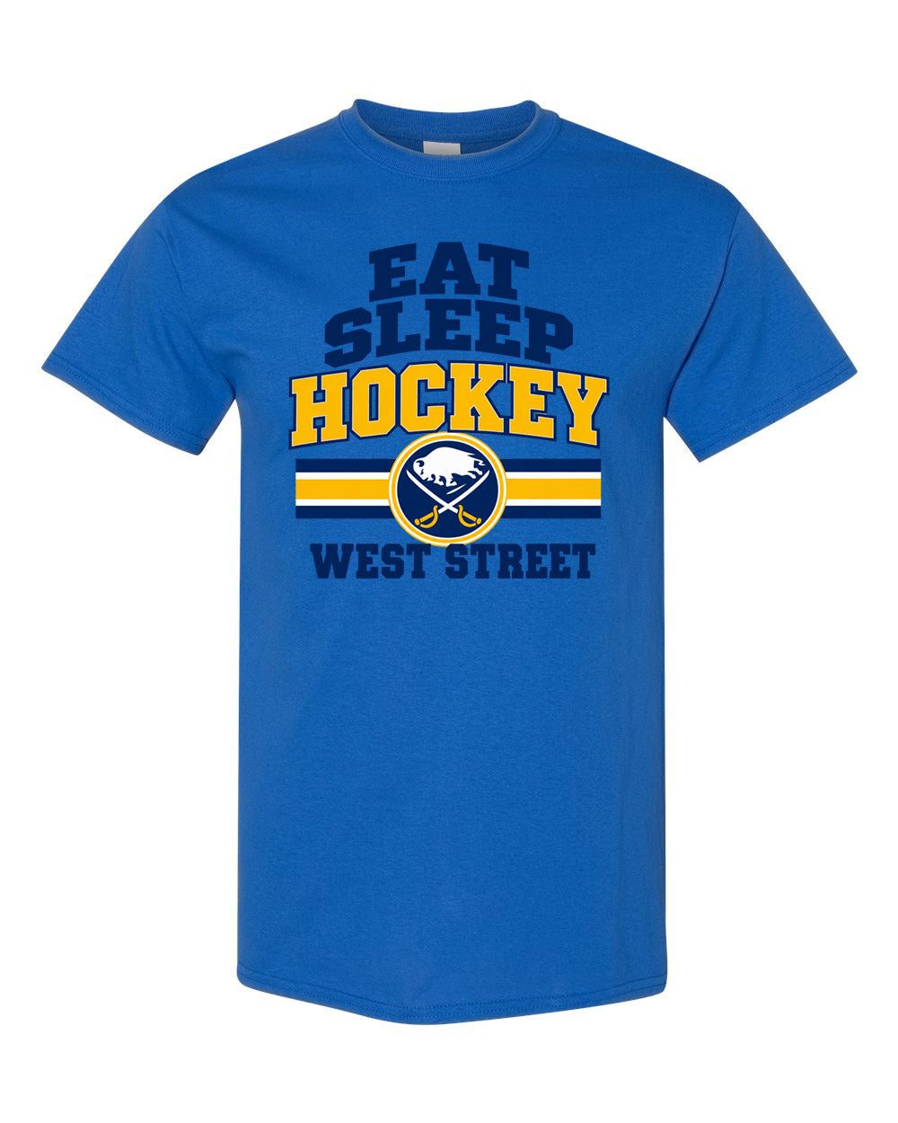 West Street Elementary Hockey Cotton T-shirt