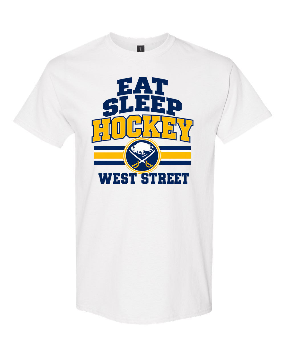 West Street Elementary Hockey Cotton T-shirt