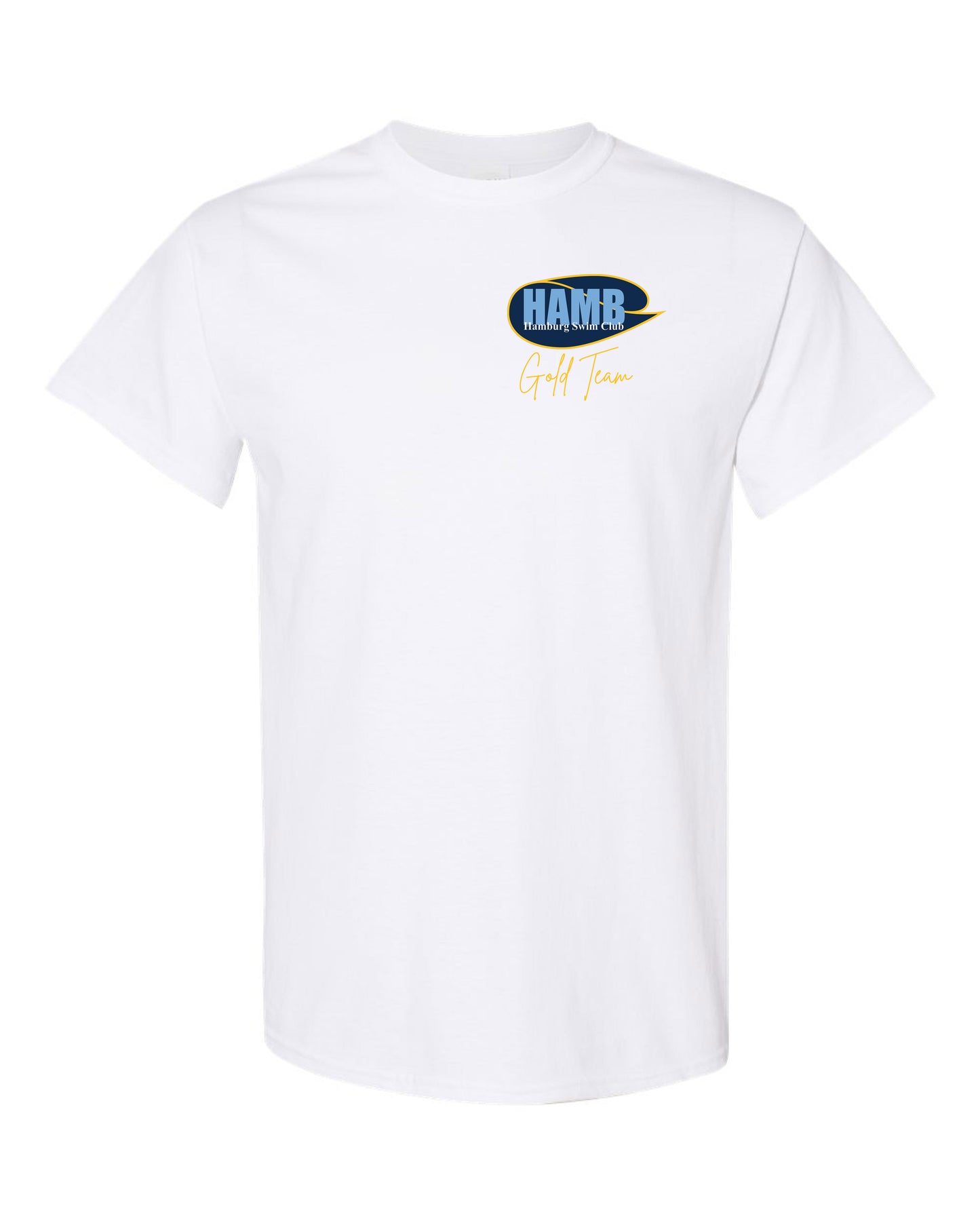 Hamburg Swim Cotton T-shirt - Gold Team