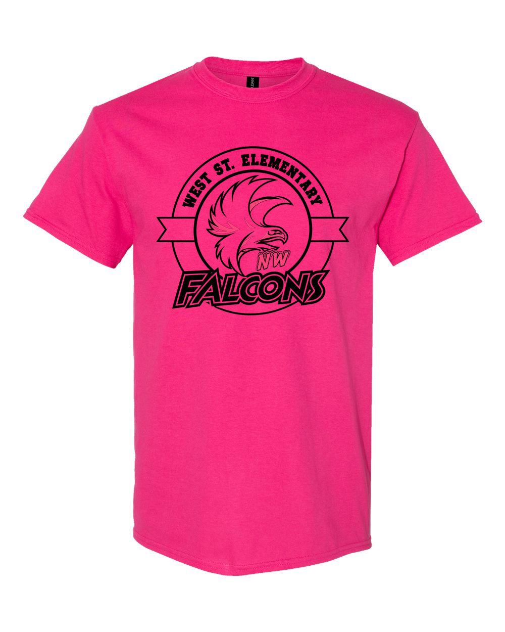 West Street Elementary Cancer Awareness Cotton T-shirt