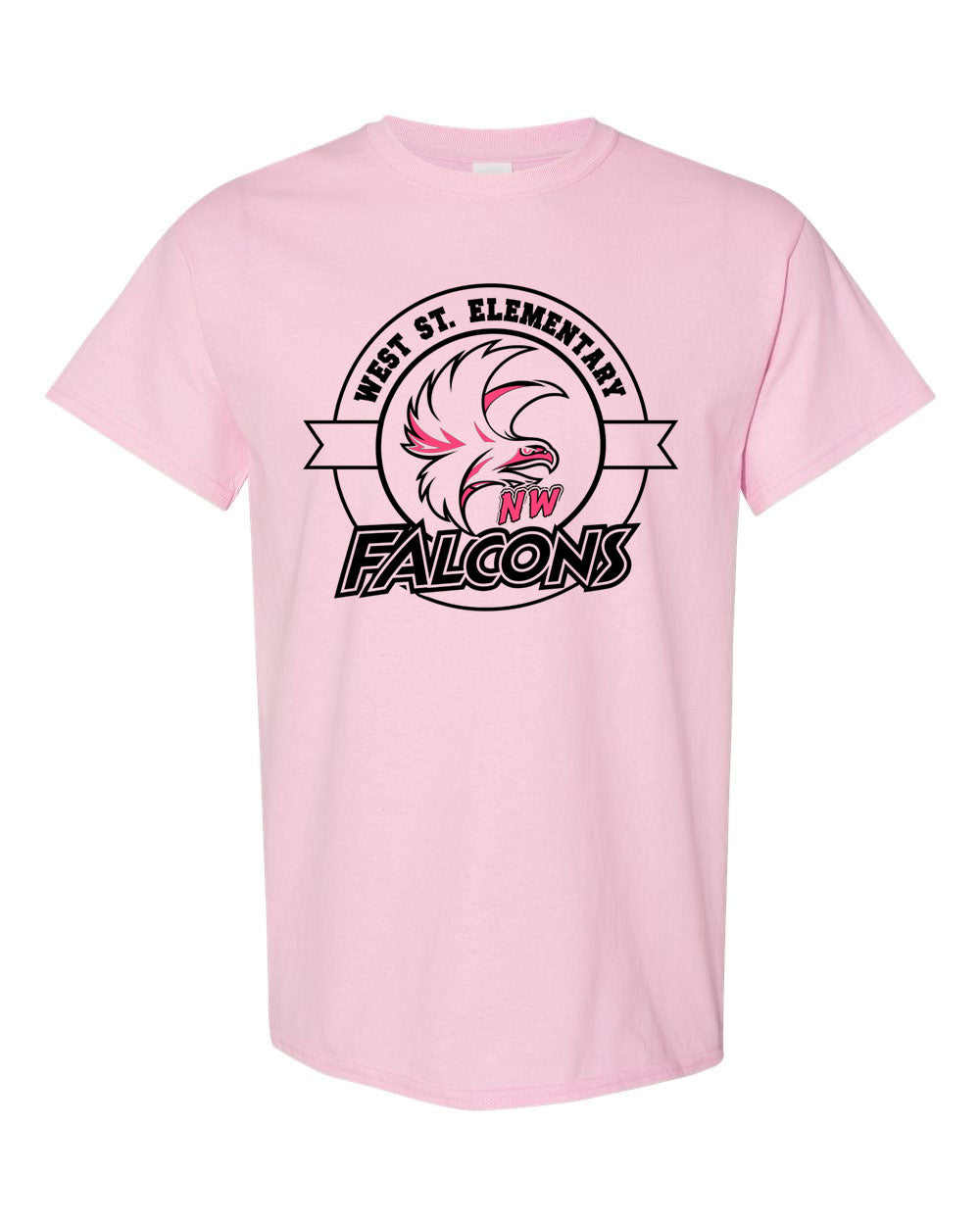 West Street Elementary Cancer Awareness Cotton T-shirt
