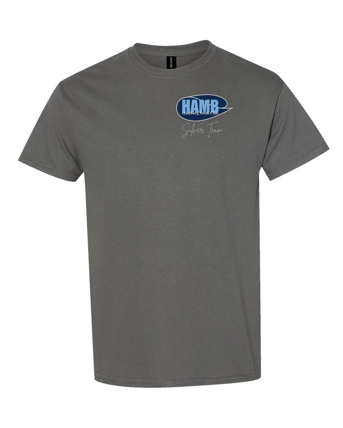 Hamburg Swim Cotton T-shirt - Silver Team