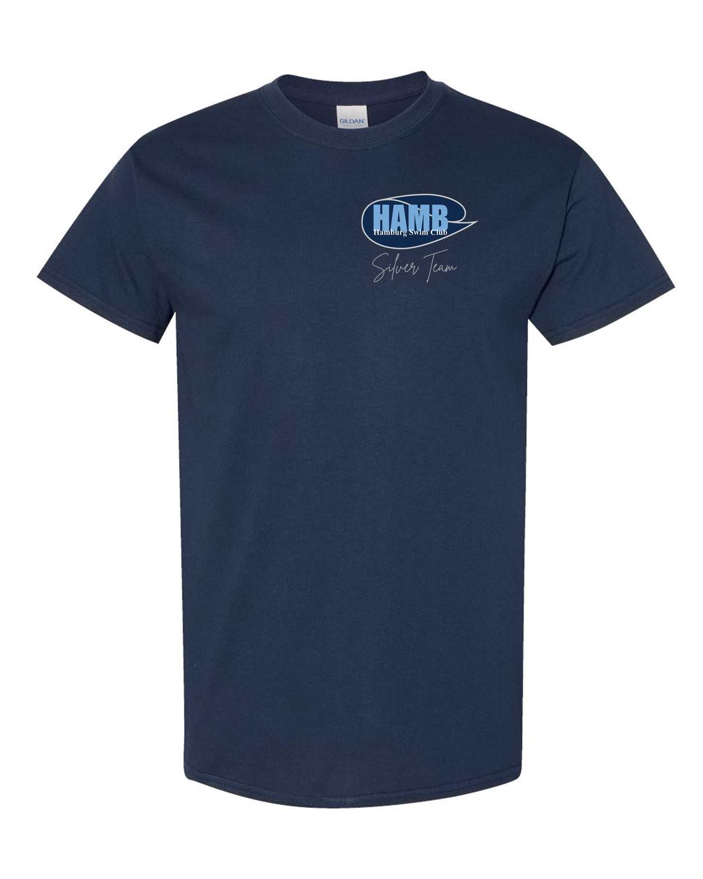 Hamburg Swim Cotton T-shirt - Silver Team