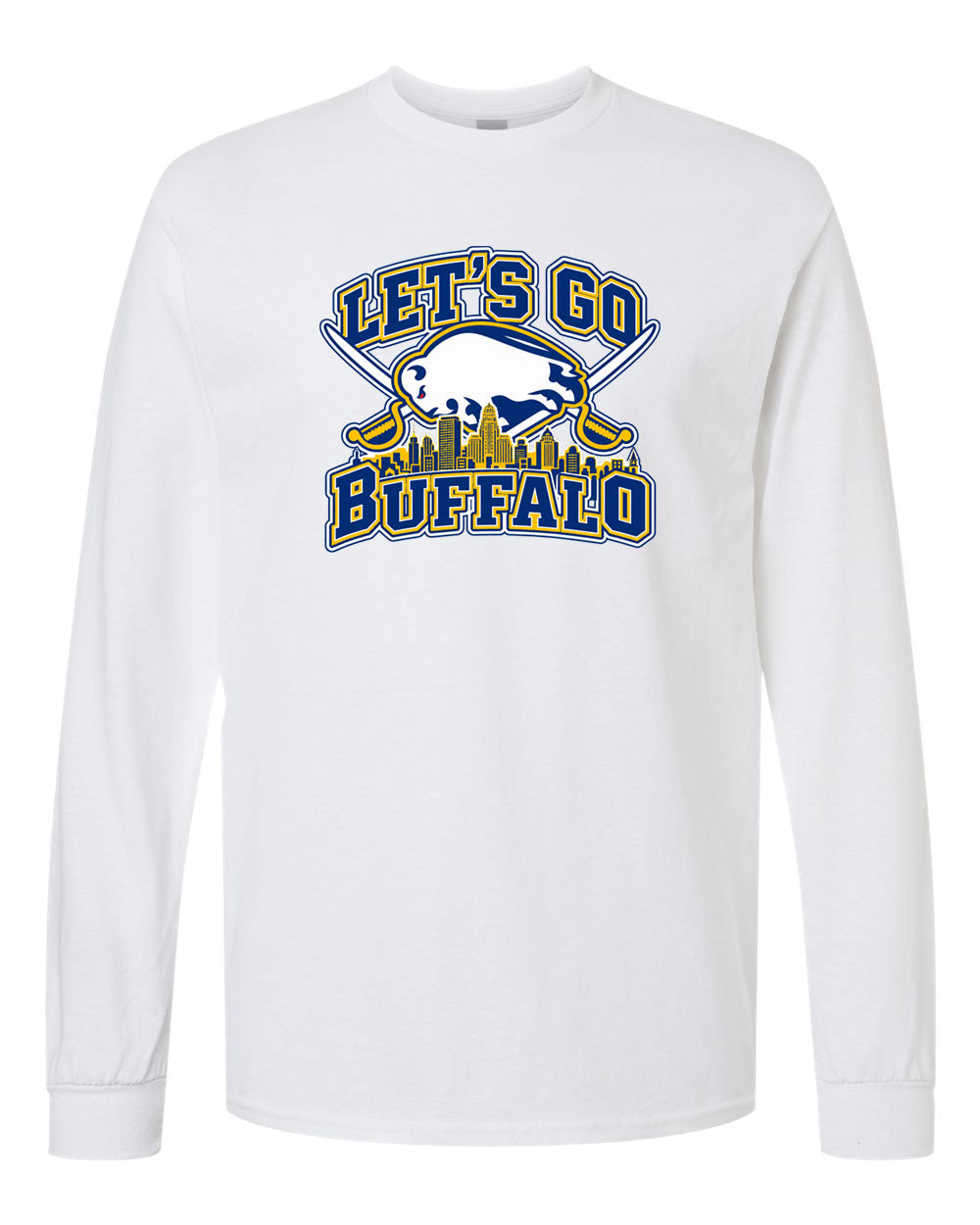 West Street Elementary Let's Go Sabres Long Sleeve T-shirt
