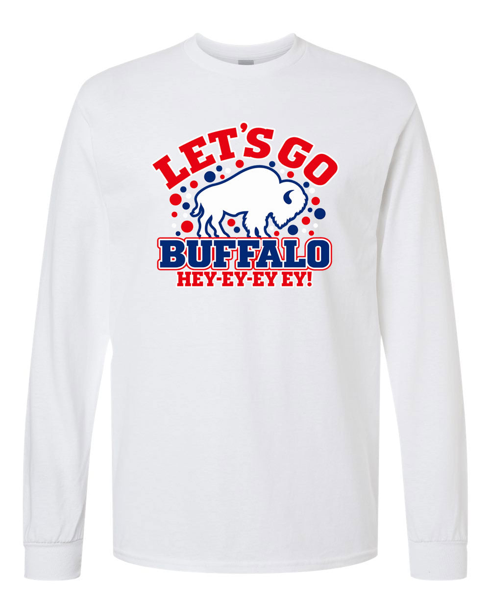 West Street Elementary Let's Go Buffalo Long Sleeve T-shirt