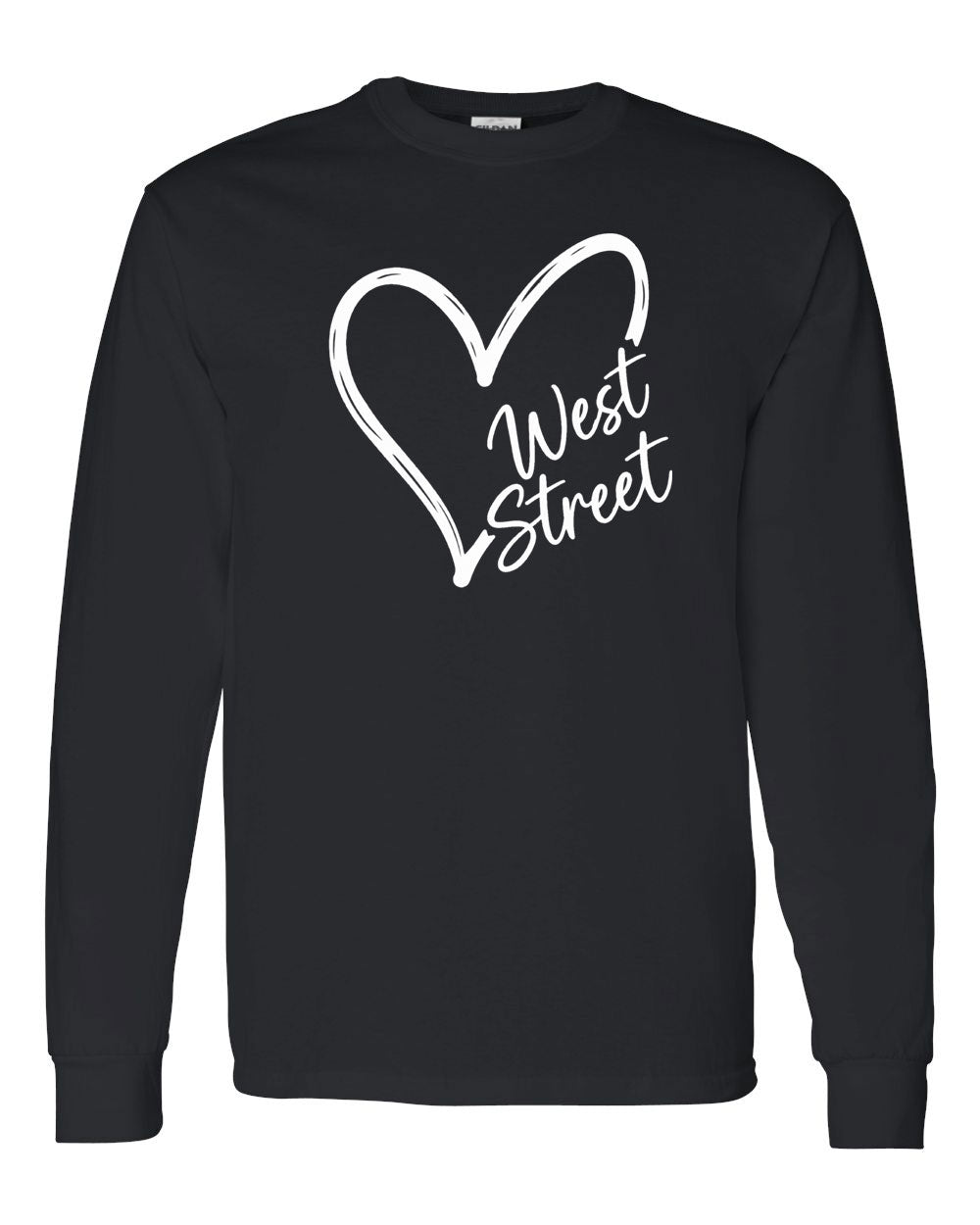 West Street Elementary Cotton Long Sleeve T-shirt - Krazy Tees