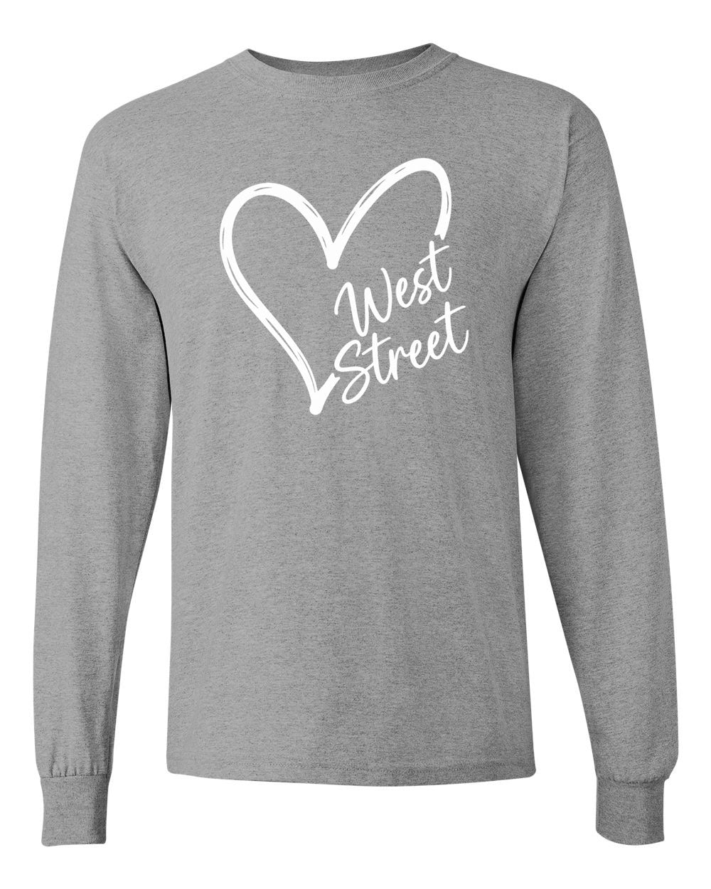 West Street Elementary Cotton Long Sleeve T-shirt - Krazy Tees