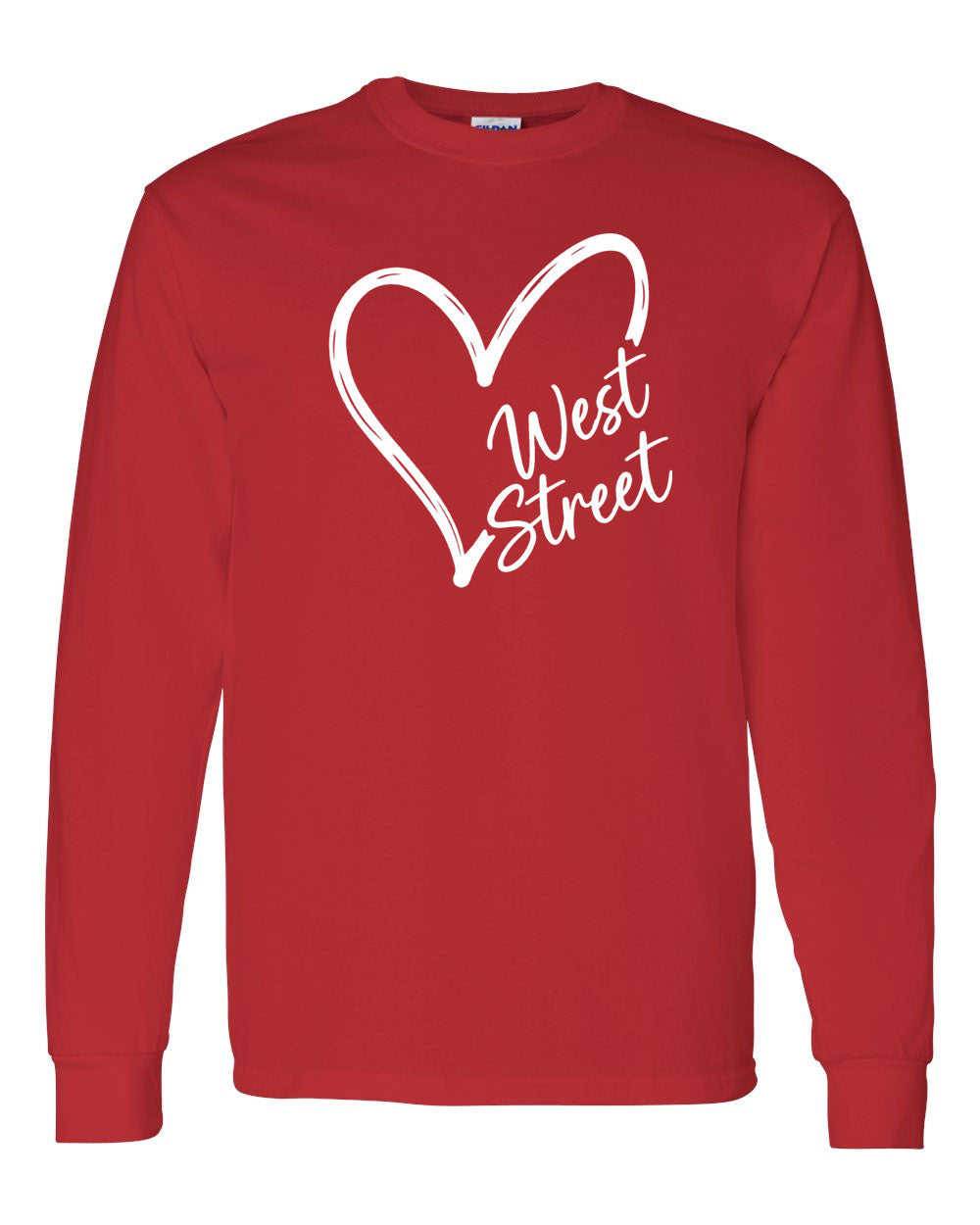 West Street Elementary Cotton Long Sleeve T-shirt - Krazy Tees