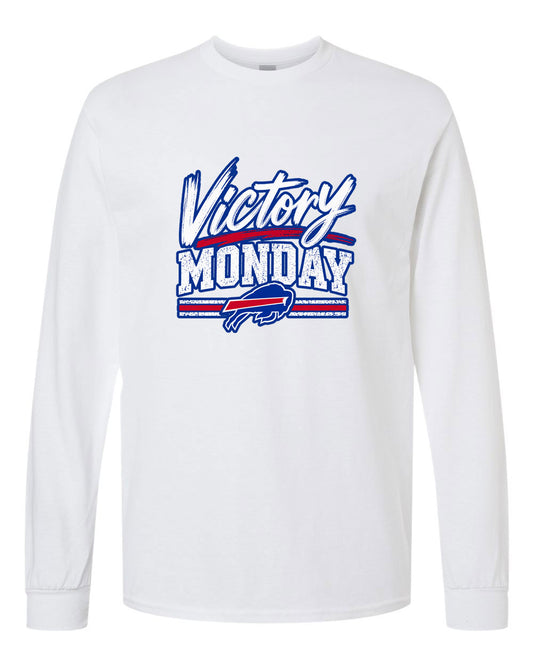 West Street Elementary Victory Monday Cotton Long Sleeve T-shirt
