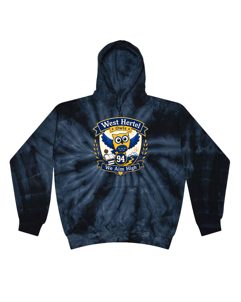 BPS 94 Tie-Dye Pullover Hooded Sweatshirt - Krazy Tees