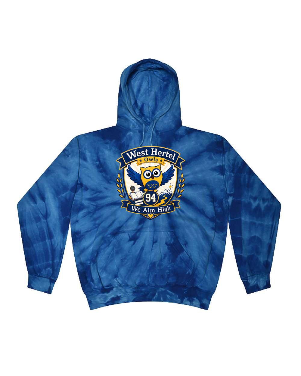 BPS 94 Tie-Dye Pullover Hooded Sweatshirt - Krazy Tees