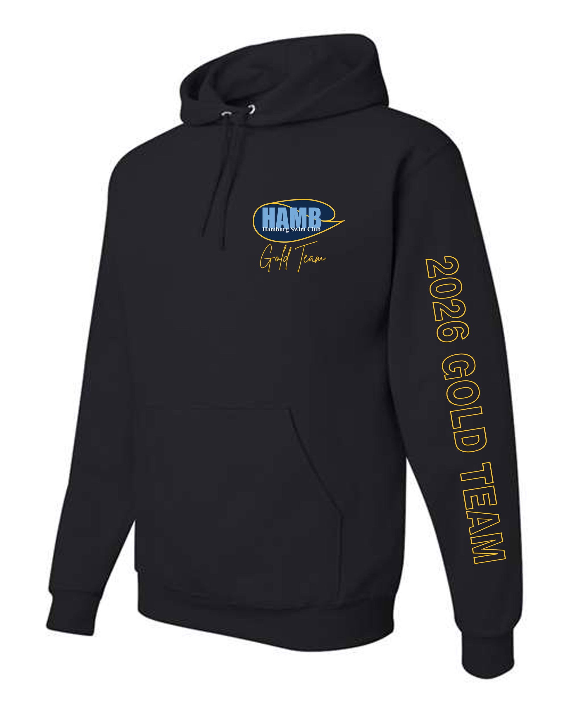 Hamburg Swim Hooded Sweatshirt - Gold Team - Krazy Tees
