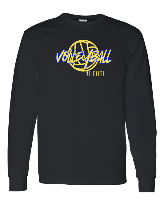 21 Elite Volleyball Cotton Long Sleeve T-shirt