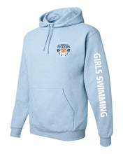 Load image into Gallery viewer, Bennett Girls Swim Hooded Sweatshirt