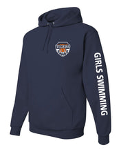 Load image into Gallery viewer, Bennett Girls Swim Hooded Sweatshirt