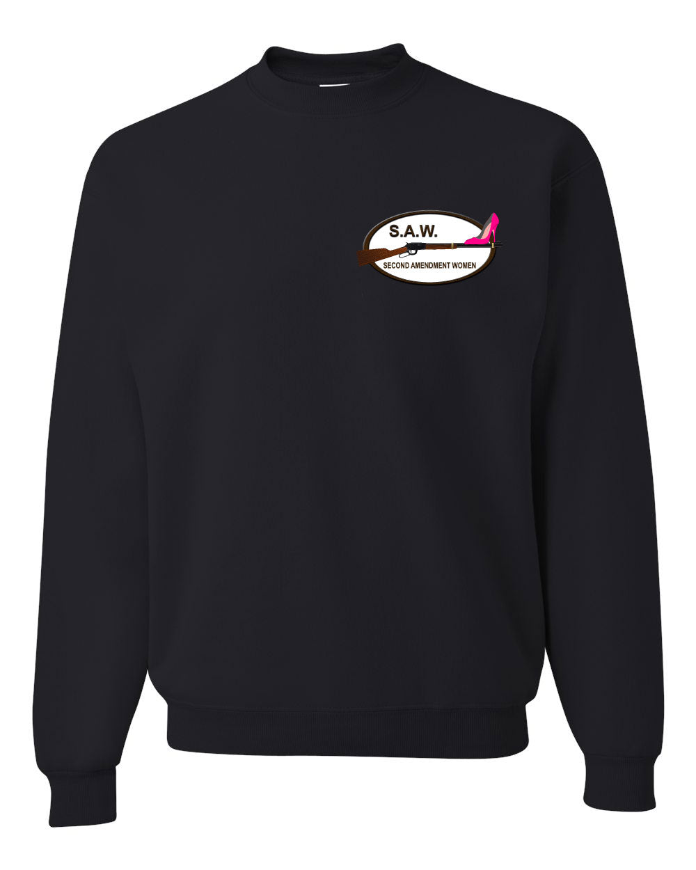 Buffalo Revolver Club Crewneck Sweatshirt - SAW Logo