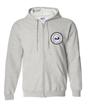 Load image into Gallery viewer, Buffalo Revolver Club Full Zip Hooded Sweatshirt - BRRC Circle Logo