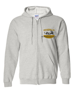 Buffalo Revolver Club Full Zip Hooded Sweatshirt - BRRC Logo