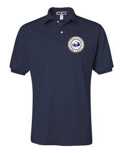 Buffalo Revolver Club Short Sleeve Polo - BRRC Circle Logo