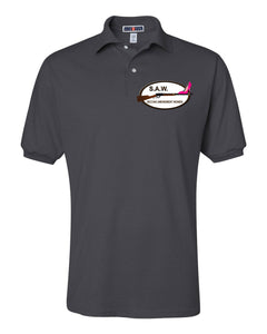 Buffalo Revolver Club Short Sleeve Polo - SAW Logo