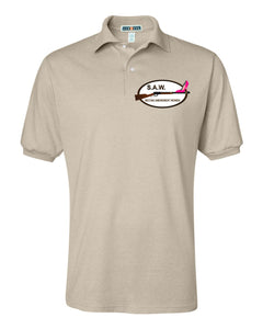 Buffalo Revolver Club Short Sleeve Polo - SAW Logo