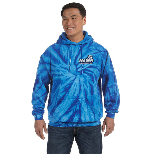 Hamburg Swim Tie-Dye Hooded Sweatshirt - Krazy Tees