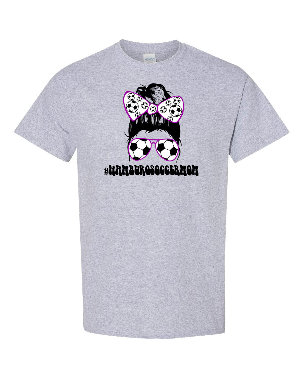 Hamburg Soccer Cotton Soccer Mom T-shirt