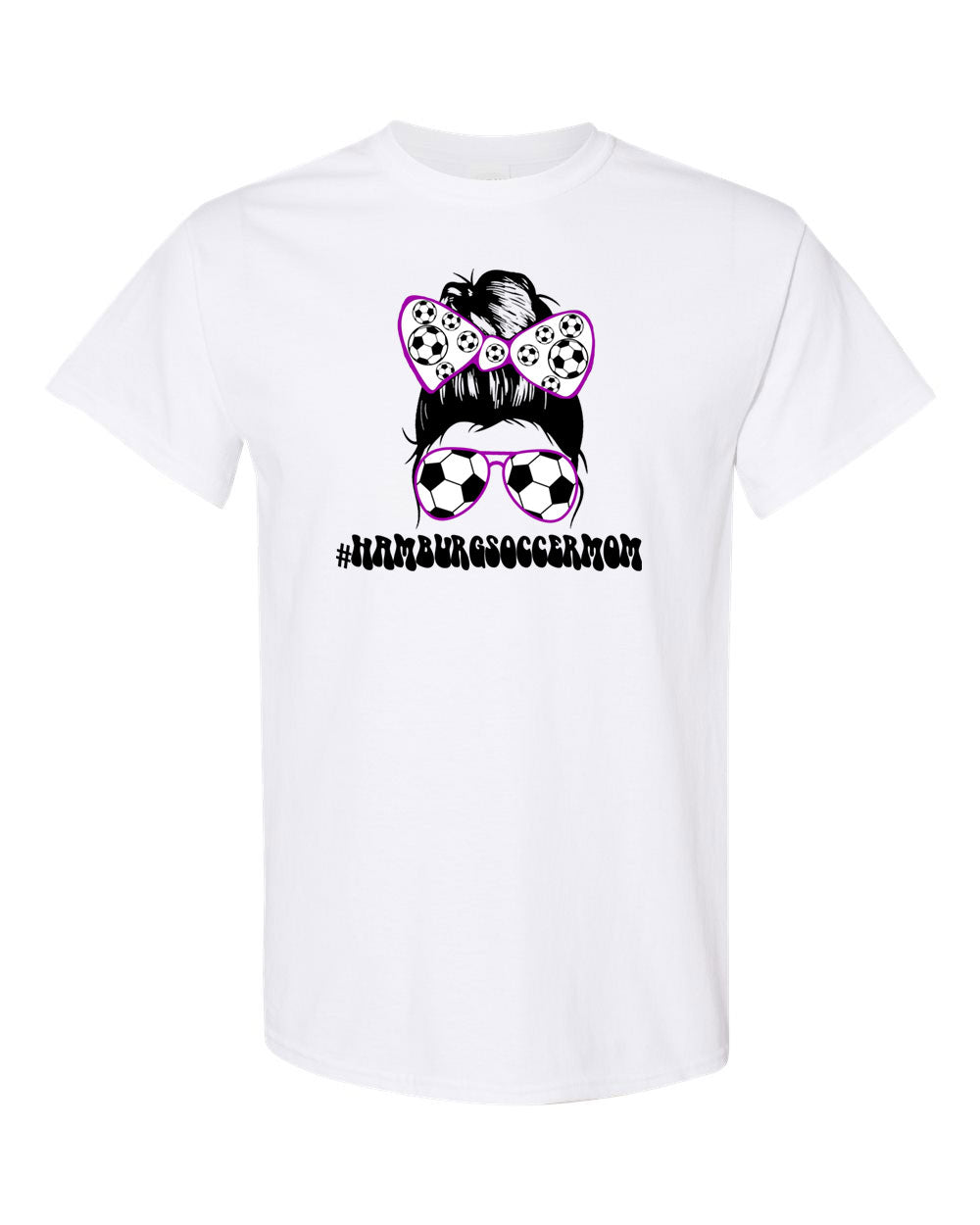 Hamburg Soccer Cotton Soccer Mom T-shirt