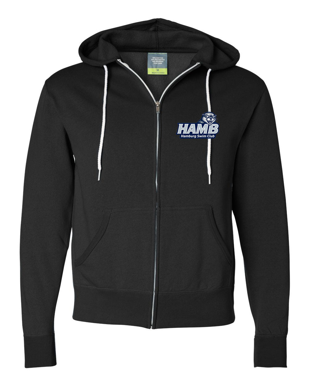 Hamburg Swim Lightweight Full Zip Hooded Sweatshirt